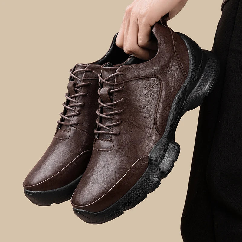 Novara™ | Brex Genuine Leather Sneakers