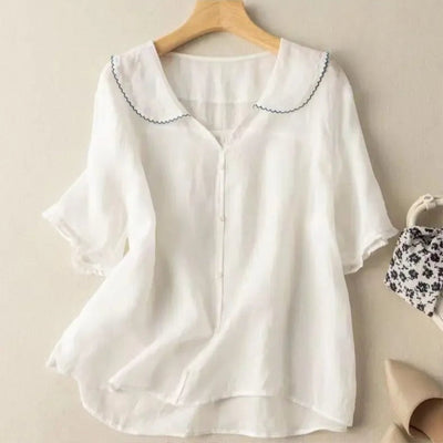 Novara™ | Tiara Linen Blouse