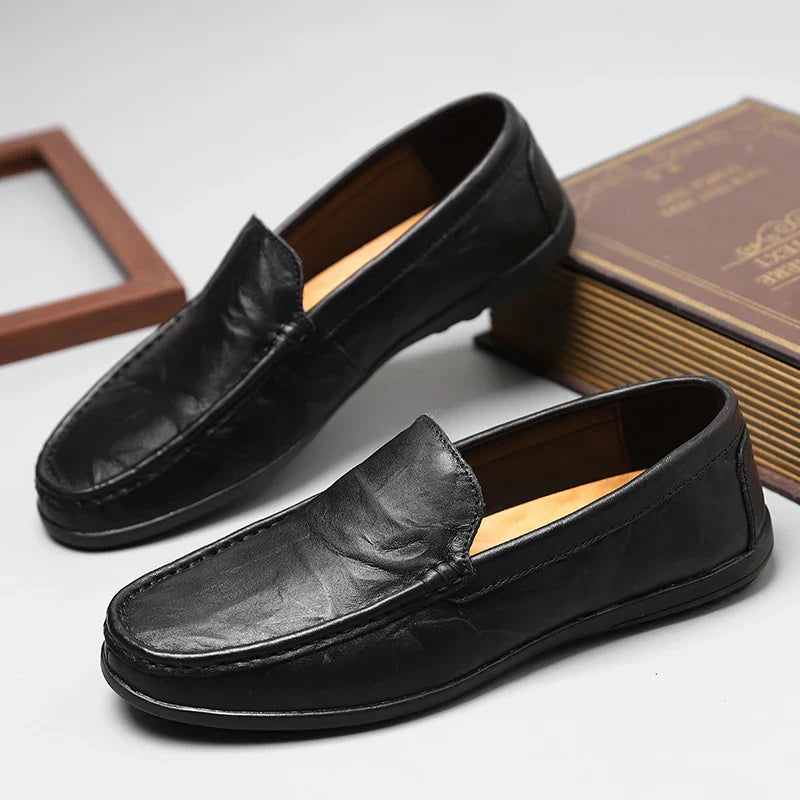 Novara™ | Hombre Genuine Leather Loafers