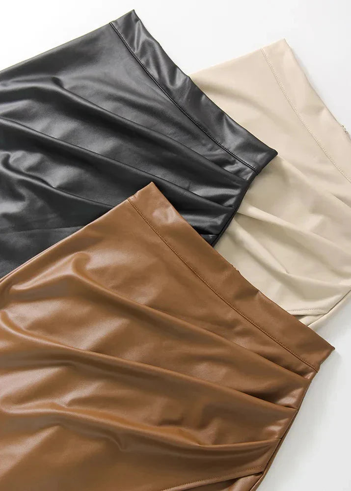 Novara™ | Maeve Leather Skirt