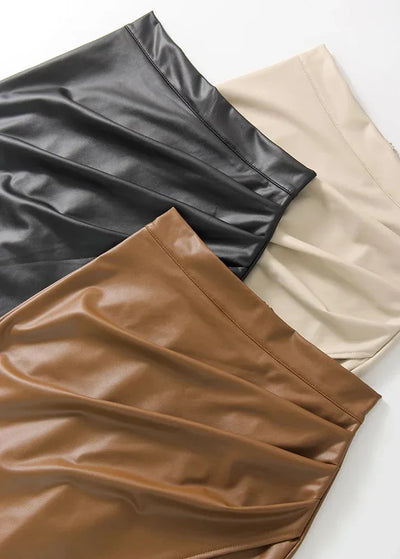 Novara™ | Maeve Leather Skirt