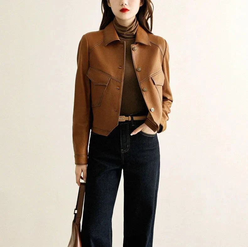 Novara™ | Romana Faux Leather Jacket