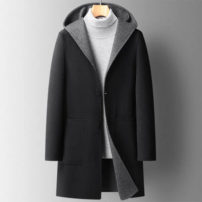 Novara™ | Wool Hooded Overcoat