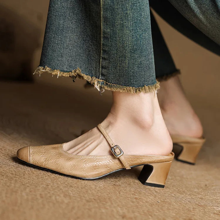Novara™ | Berla Genuine Leather Mules