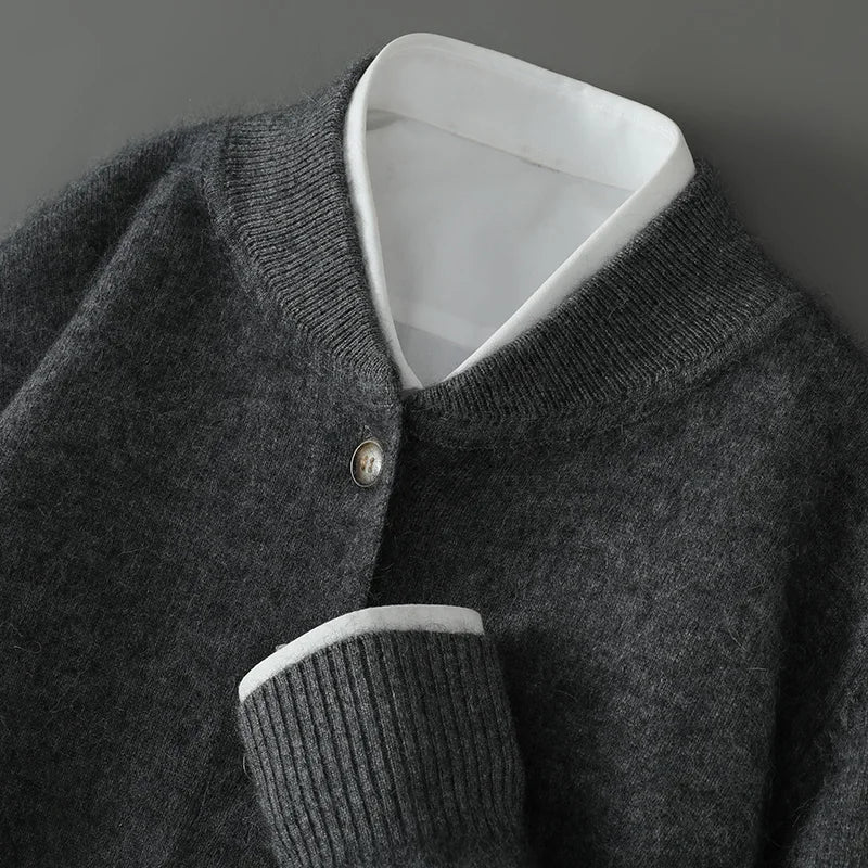Novara™ | Mazer 100% Cashmere Cardigan
