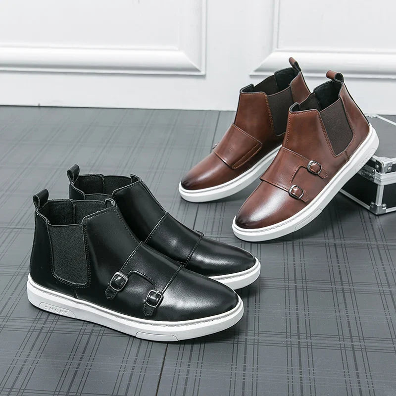 Novara™ | Milano Leather High-Tops