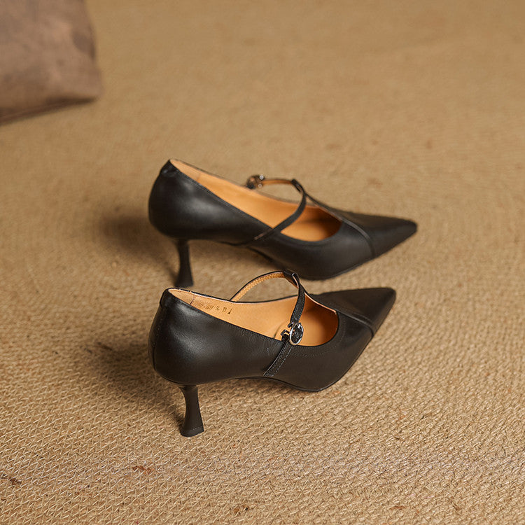 Novara™ | Lorena Genuine Leather Heels