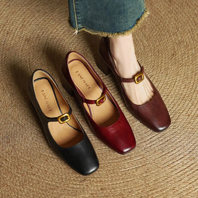 Novara™ | Luisa Genuine Leather Heels