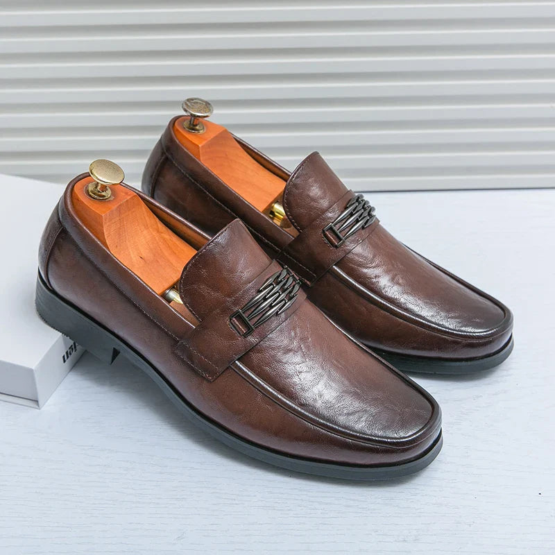 Novara™ | Macon Genuine Leather Loafers