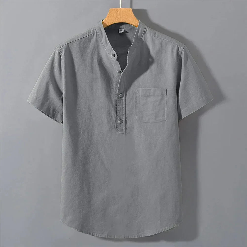 Novara™ | Vartos Cotton-Linen T-Shirt