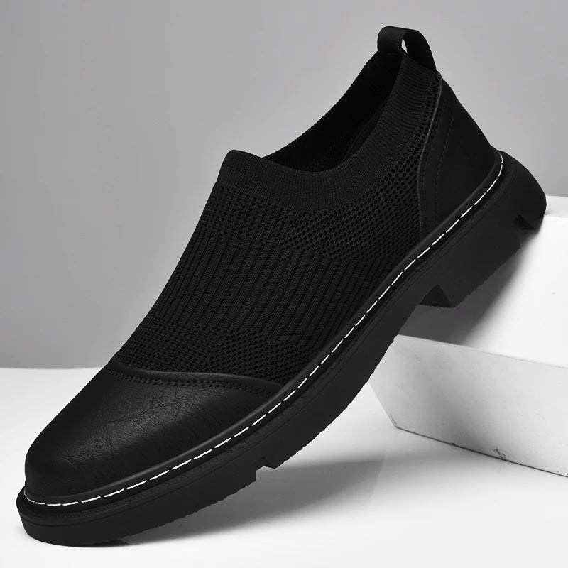Novara™ | Ace Leather Mesh Shoes