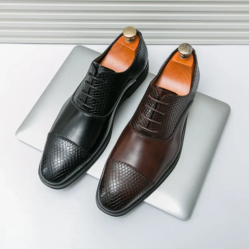 Novara™ | Slyther Genuine Leather Brogues