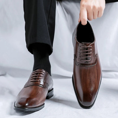 Novara™ | Riven Leather Shoes