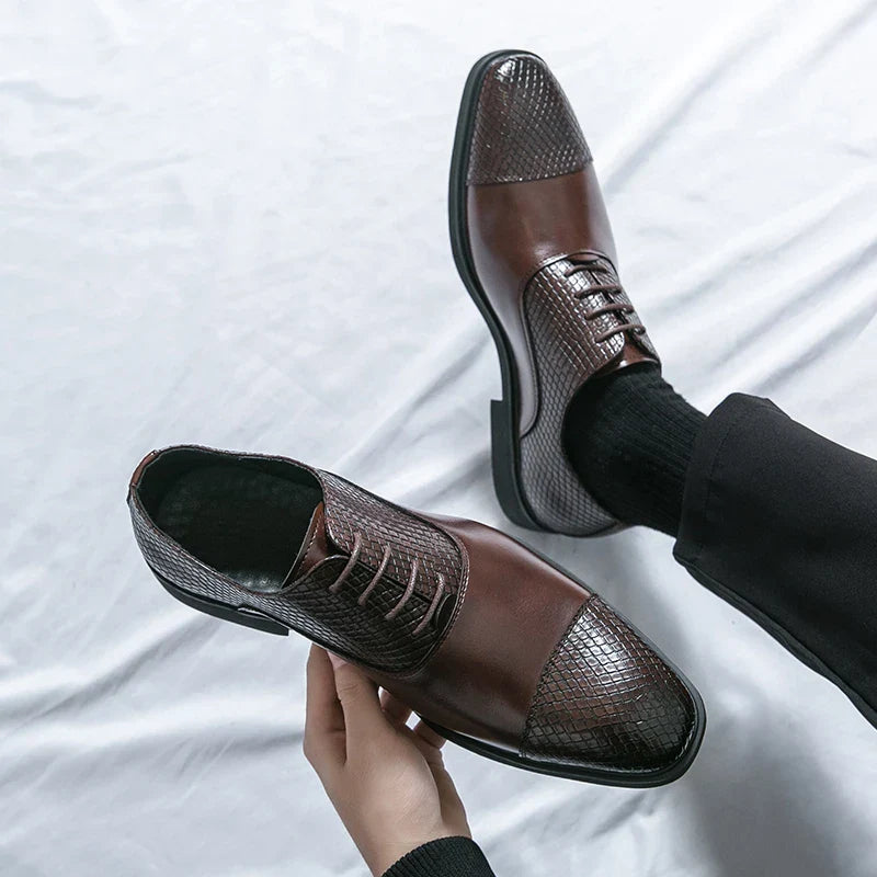 Novara™ | Slyther Genuine Leather Brogues