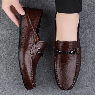 Novara™ | Kizar Leather Loafers