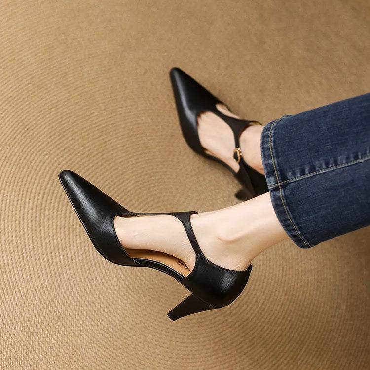 Novara™ | Triana Genuine Leather Heels