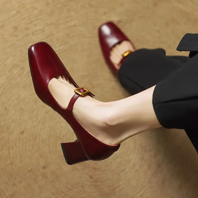 Novara™ | Luisa Genuine Leather Heels