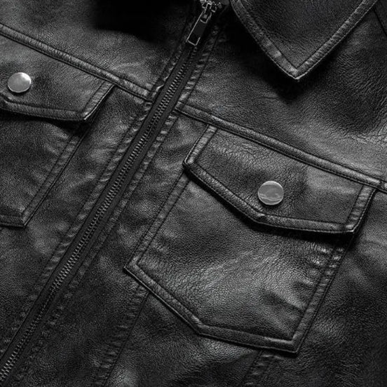 Novara™ | Varves Genuine Leather Jacket