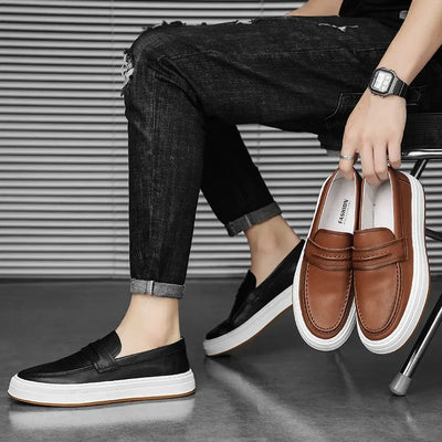 Novara™ | Moico Genuine Leather Loafers