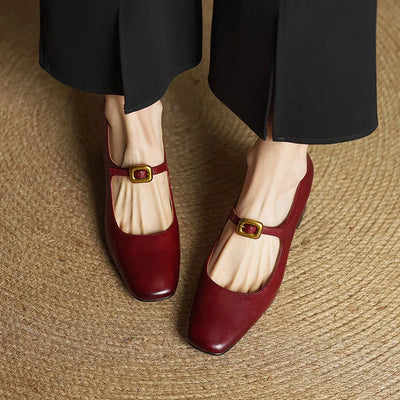 Novara™ | Luisa Genuine Leather Heels