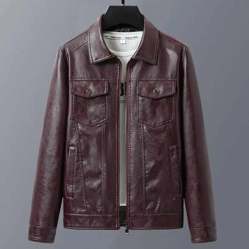 Novara™ | Varves Genuine Leather Jacket