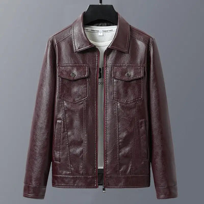 Novara™ | Varves Genuine Leather Jacket