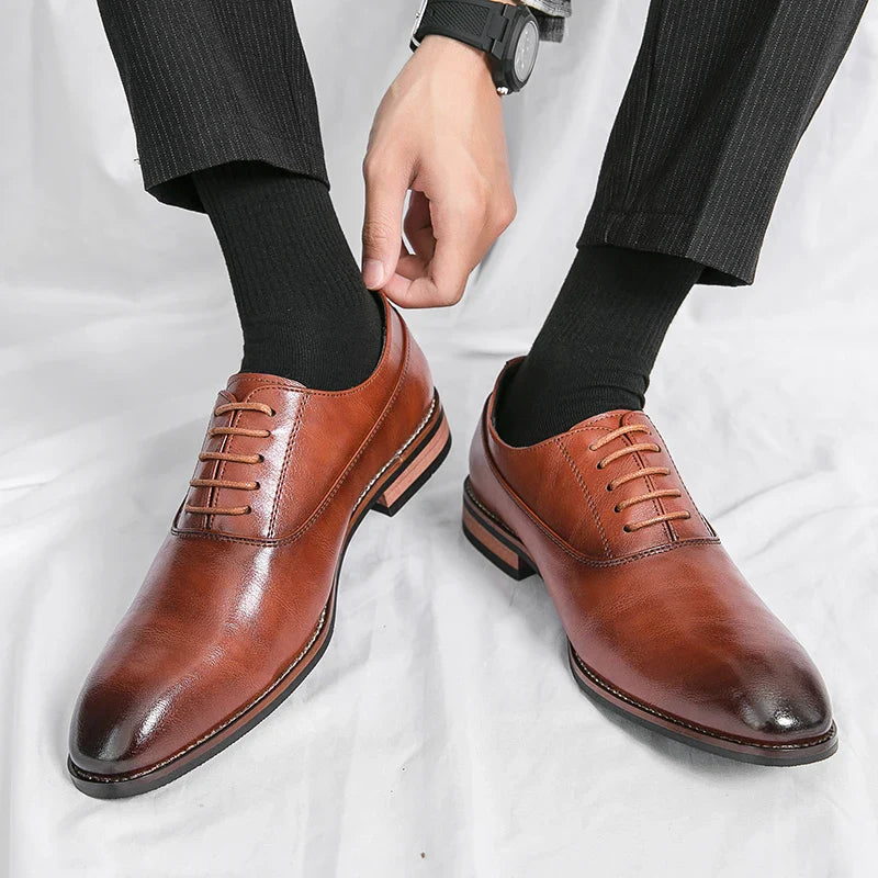 Novara™ | Vittorio Leather Oxfords
