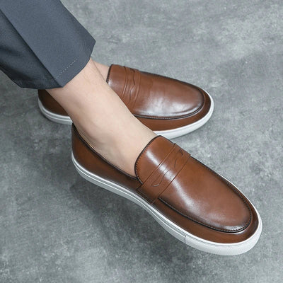 Novara™ | Reyes Genuine Leather Loafers