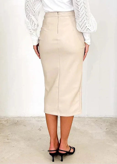 Novara™ | Maeve Leather Skirt