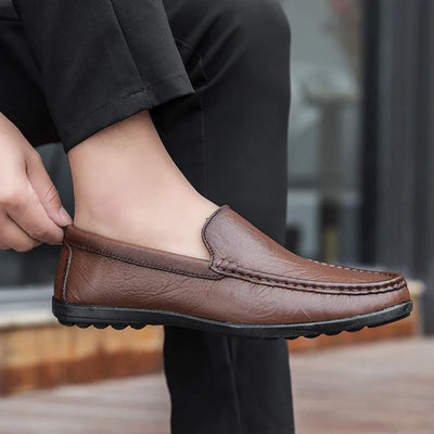 Novara™ | Hombre Genuine Leather Loafers