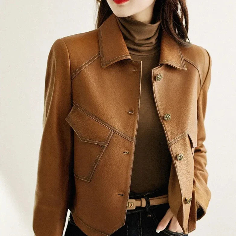 Novara™ | Romana Faux Leather Jacket