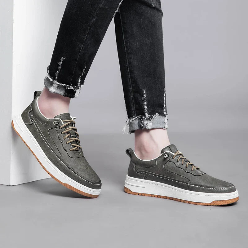 Novara™ | Talion Genuine Leather Sneakers