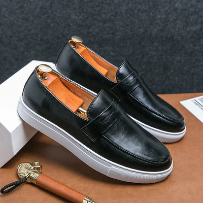 Novara™ | Reyes Genuine Leather Loafers