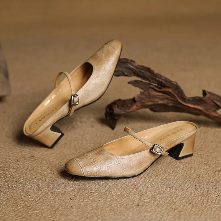 Novara™ | Berla Genuine Leather Mules
