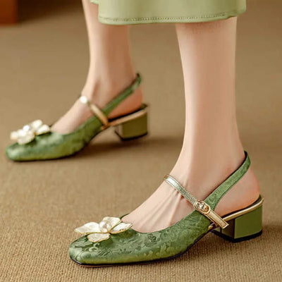 Novara™ | Camellia Slingback Pumps