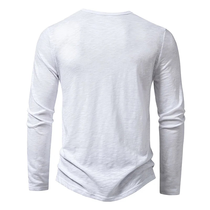 Novara™ | Enzo Cotton Henley Shirt