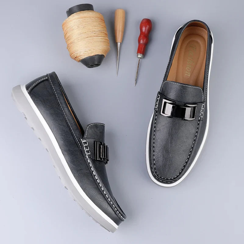 Novara™ | Ruco Genuine Leather Loafers