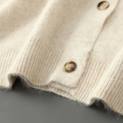 Novara™ | Mazer 100% Cashmere Cardigan