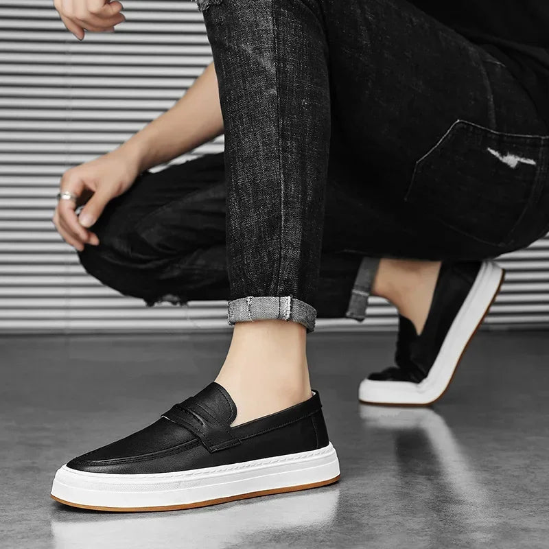 Novara™ | Moico Genuine Leather Loafers