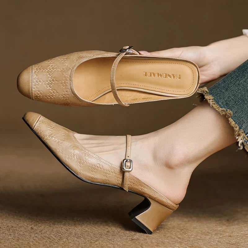 Novara™ | Berla Genuine Leather Mules