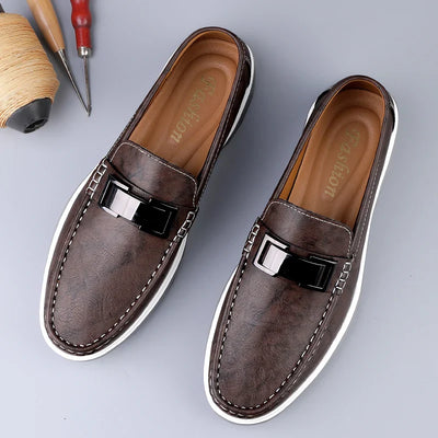Novara™ | Ruco Genuine Leather Loafers