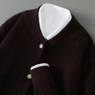 Novara™ | Mazer 100% Cashmere Cardigan