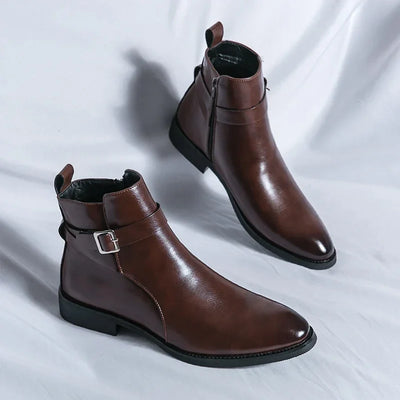 Novara™ | Sergio Genuine Leather Chelsea Boots