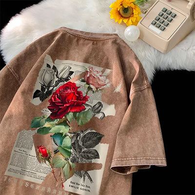 Novara™ | Camisa Rose Tee