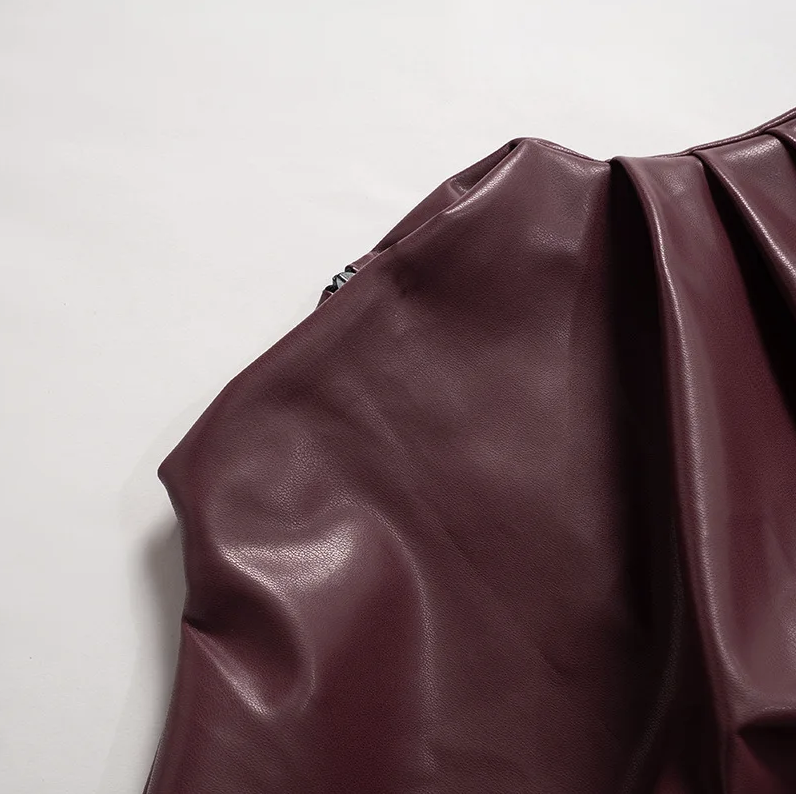 Novara™ | Sleek Faux Leather Top