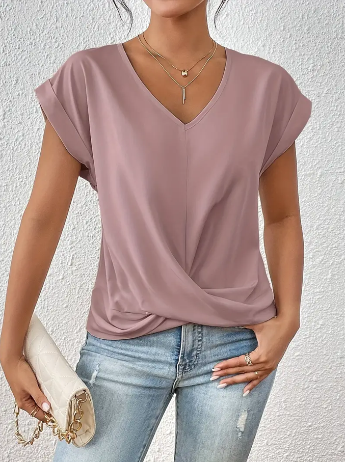 Novara™ | The Stylish V-Neck Top