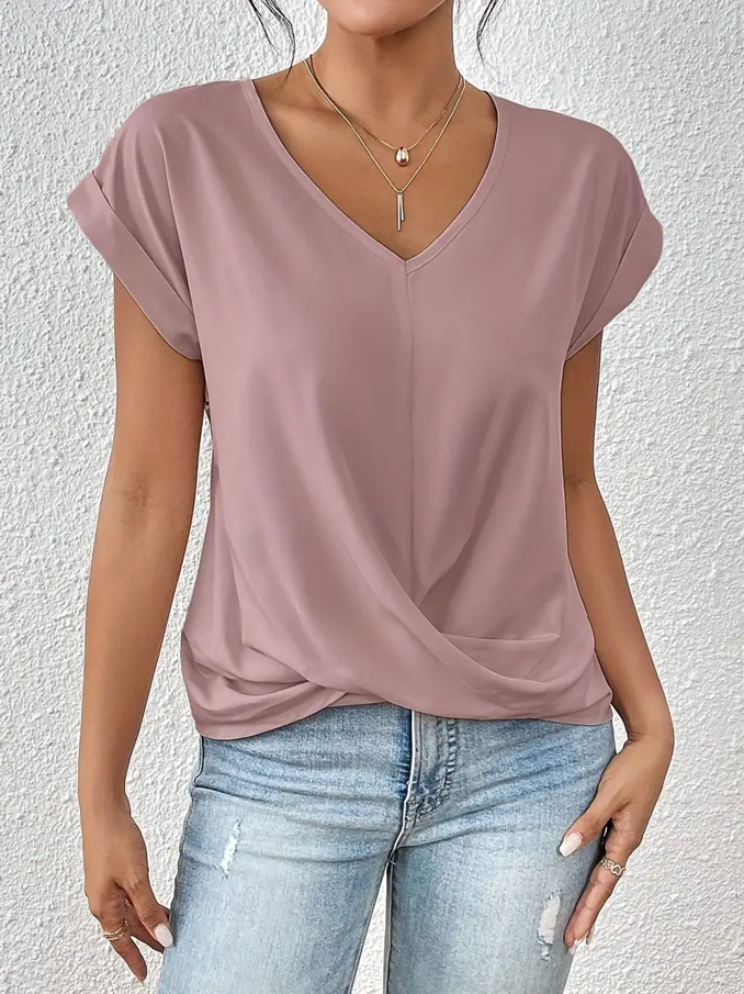 Novara™ | The Stylish V-Neck Top