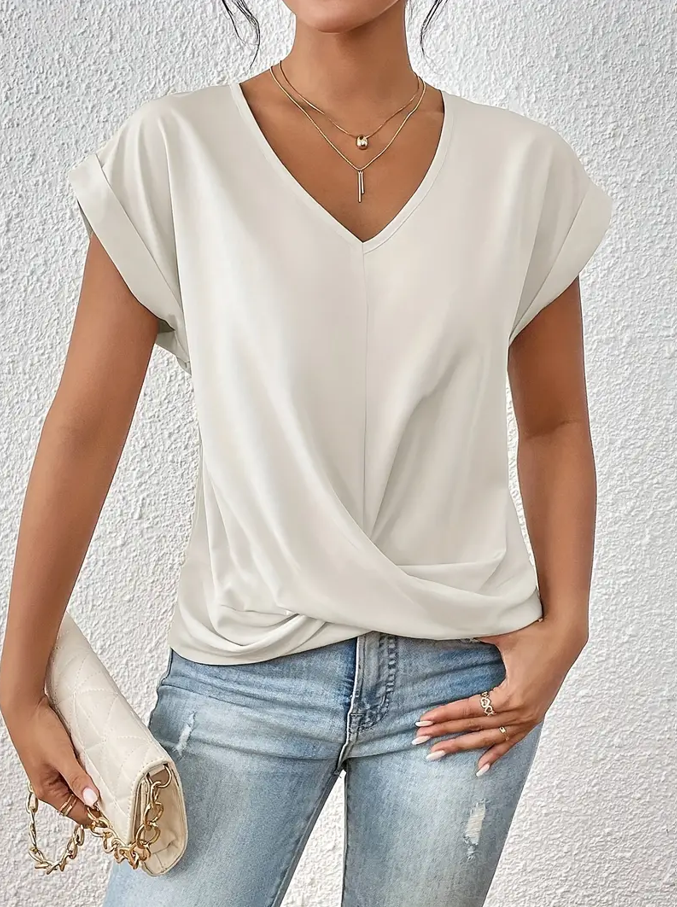 Novara™ | The Stylish V-Neck Top