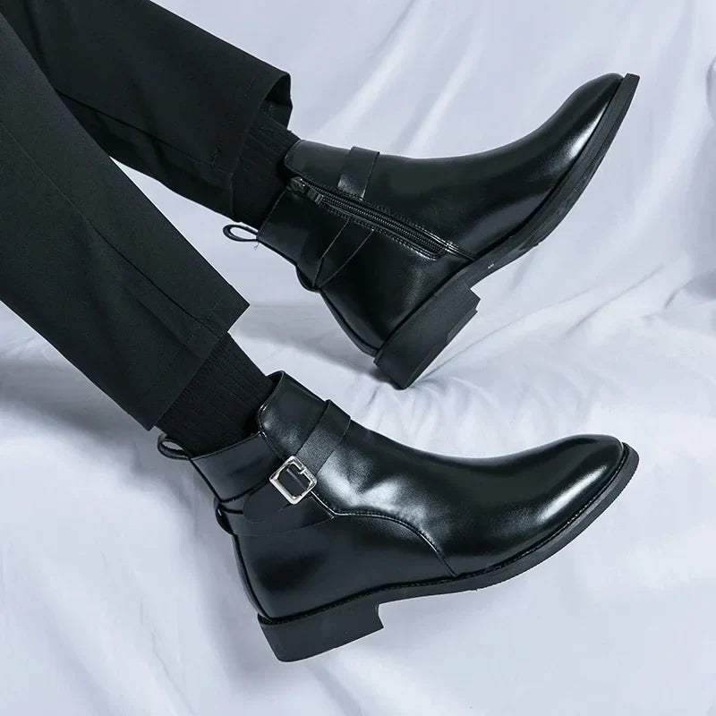 Novara™ | Sergio Genuine Leather Chelsea Boots