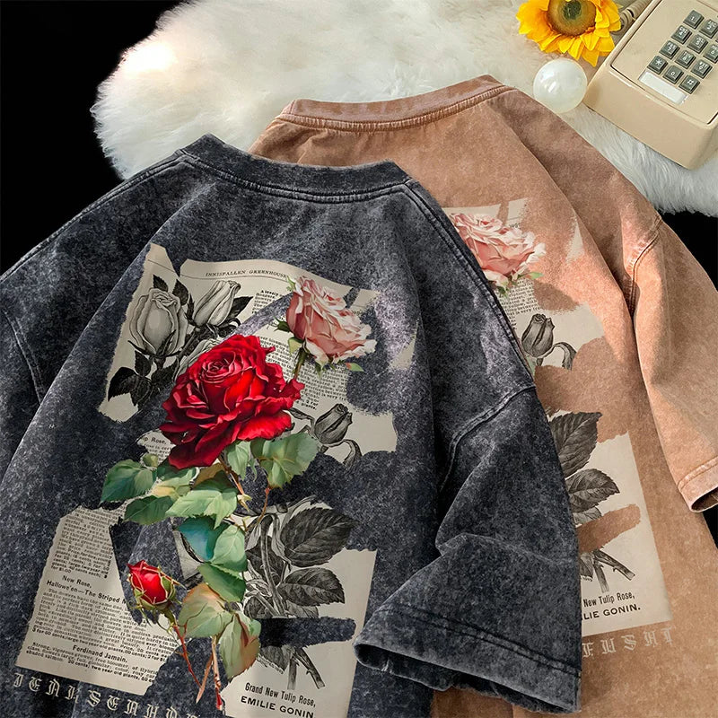 Novara™ | Camisa Rose Tee